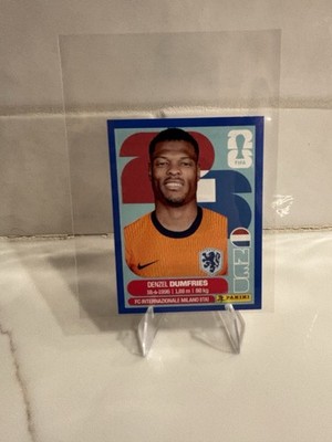 Panini 2026 World Cup Sticker - Denzel Dumfries Blue Border NED 6