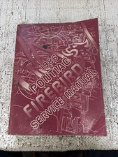 1986 Pontiac Firebird Trans Am Original Factory Shop Gm Service Manual