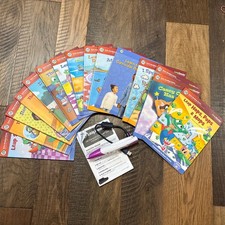 Leap Reader Junior Pen Lot Books of 14 with instructions