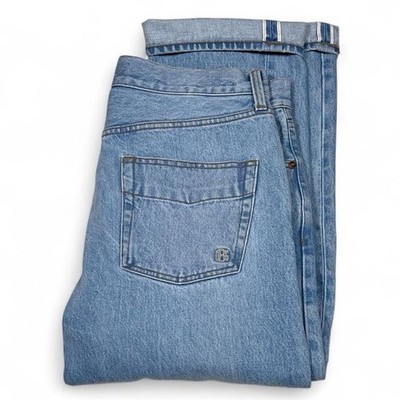 NWOT G.H. Bass Outdoor x Cone Denim Selvedge Sanford Button-Fly Jeans Sz W34 L33