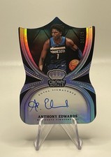 2021-22 Panini Crown Royale Royal Signatures Anthony Edwards Autographed /49