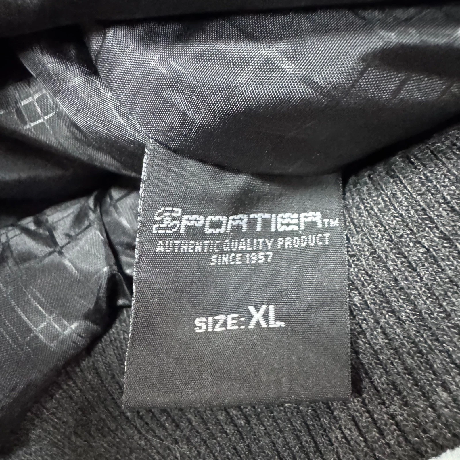 NWT Sportier Bomber Jacket Mens XL Charcoal Wool Blend Snap Front Gray image 8