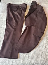 Robert Wagner Raffinati Tuxedo Tailcoat  Pants Suit Formal - Maroon Purple 46R