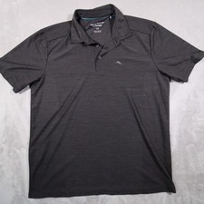 Tommy Bahama island zone palm coast short sleeve golf polo shirt L Men