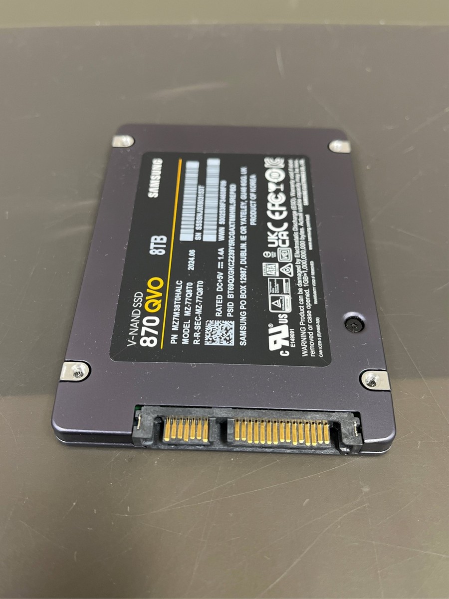 SAMSUNG 870 QVO MZ-77Q8T0BW 8TB 2.5