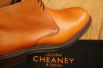 Joseph Cheaney Jackie III Tan Brown Leather Chukka Boots UK 7,5 F US 8,5 EU 40,5