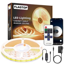 16.4ft COB Led Strip Light, Bright Led Light Strips with Remote and APP, Warm...