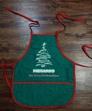 Christmas Apron Menards Employee Issue 