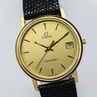 *Working ! Needs Service* Vintage OMEGA Seamaster Cal.1432 Quartz Gold 33mm Men