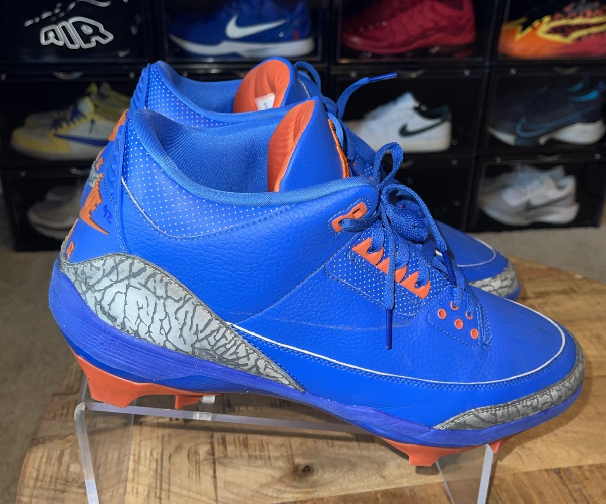 Size 14 Jordan 3 Force Savage Florida Gators PE Blue Orange  display picture 1