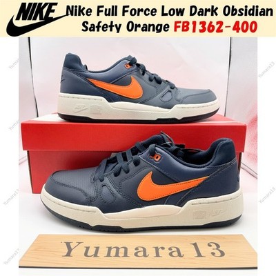 Nike Full Force Low Dark Obsidian Safety Orange FB1362-400 Men's Size