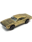 1968 Mattel Hot Wheels Redline Custom Dodge Charger Diecast Car Gold White