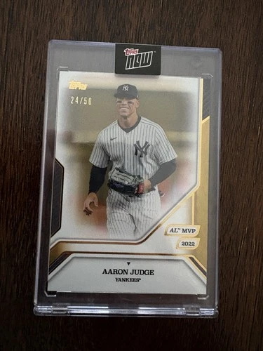 2025 Topps MVP Ohtani/Judge Aaron judge Gold Refractor #24/50 Card #33 Sealed