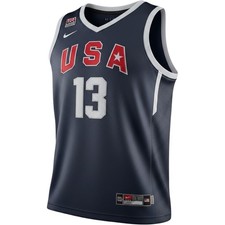 Vintage 2004 Tim Duncan USA Basketball Jersey Nike Large Athens Olympics 13 Mens