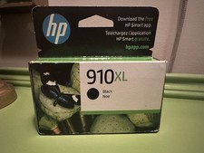 Genuine HP 910XL Black High-Yield Ink Cartridge - New/Sealed (Exp: 05/2026)