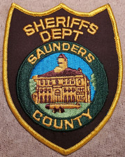 NE Saunders County Nebraska Sheriff Shoulder Patch