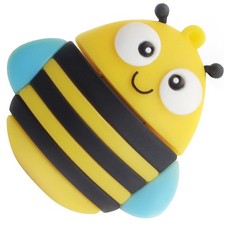 32GB USB Flash Drive Bee-Shaped, BorlterClamp Cute USB Drive Thumb Drive Memo...