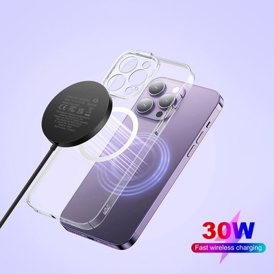 US 30W Magnetic Wireless Charger Fast Charging Pad For iPhone Air 17 16 15 14 13