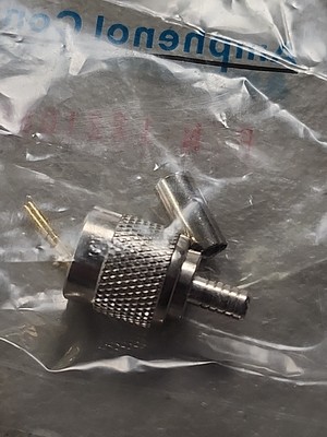 AMPHENOL Coaxial TNC Plug Straight Crimp Assemblies (x70) 3 sizes Description 
