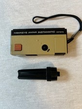 Kodak Hawkeye pocket instamatic camera vintage 1970s with Magicube extender