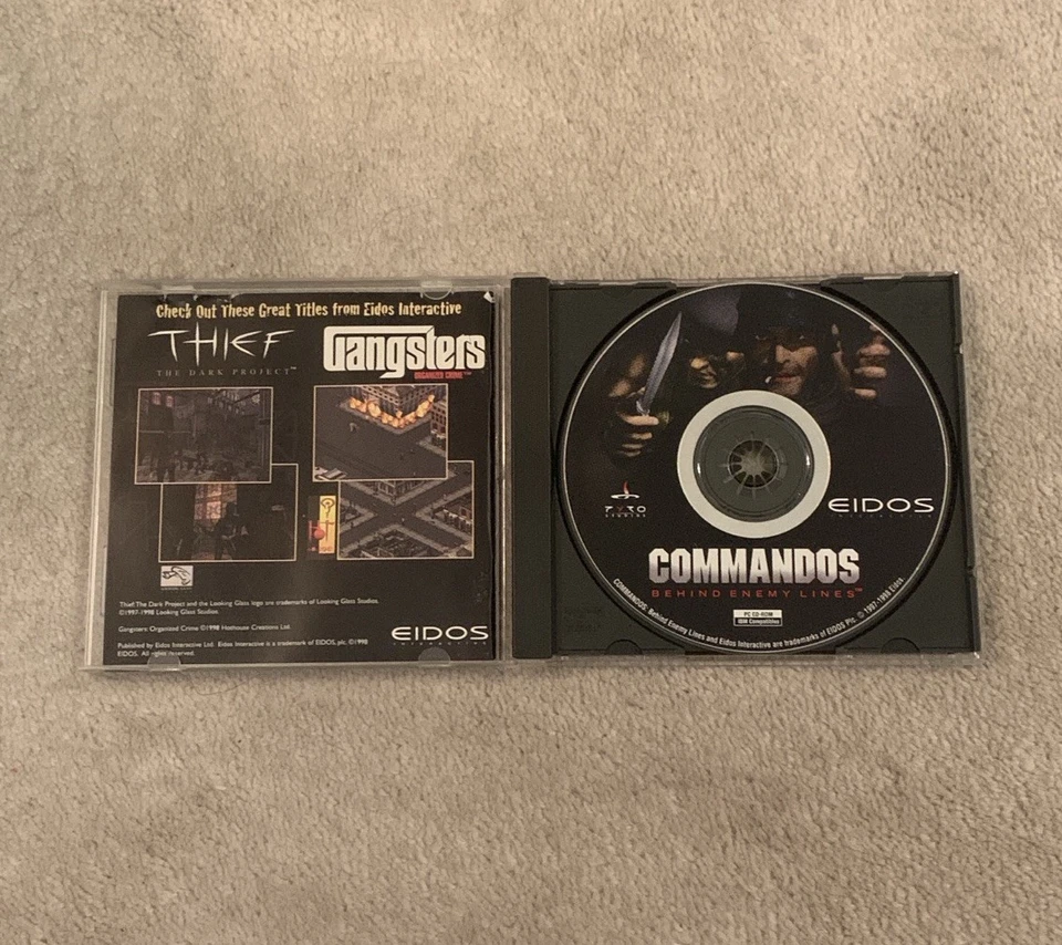 Commandos Behind Enemy Lines PC CD-Rom (1998, Eidos) *Tested, Working* - Image 3 of 4