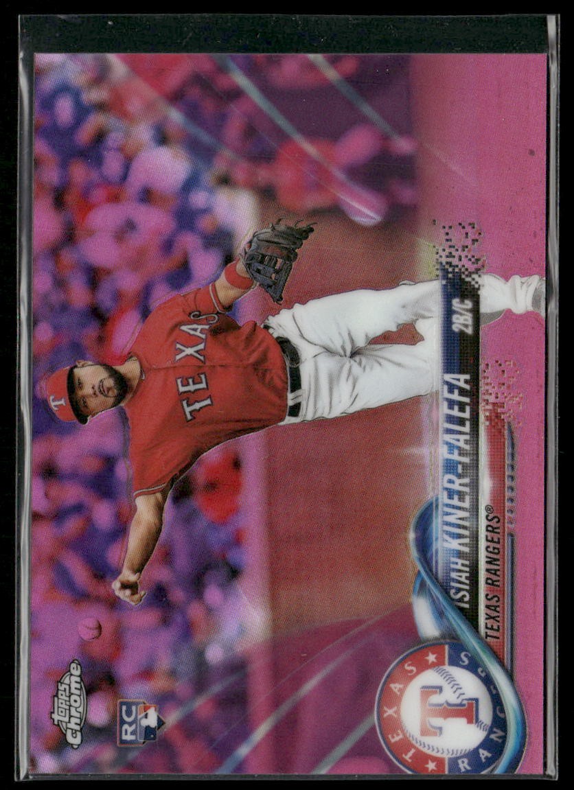 2018 Topps Chrome Update #HMT12 Isiah Kiner-Falefa Pink Refractor