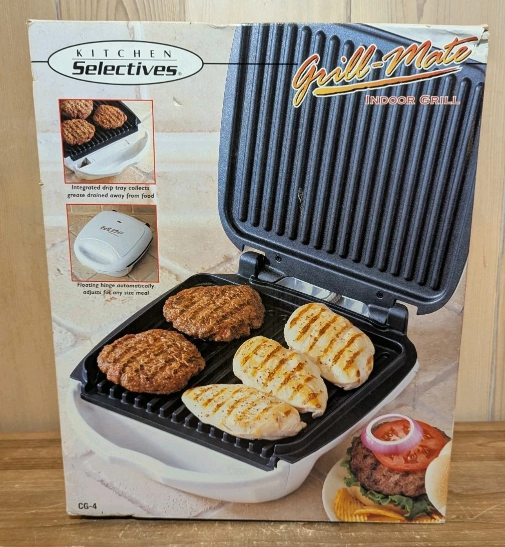 Kitchen Selectives Grill Mate Indoor Grill CG-4 Non Stick - NEW IN BOX