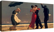 Canvashop Quadri moderni Vettriano cm 100x50 Quadro Stampa su tela maggiordomo