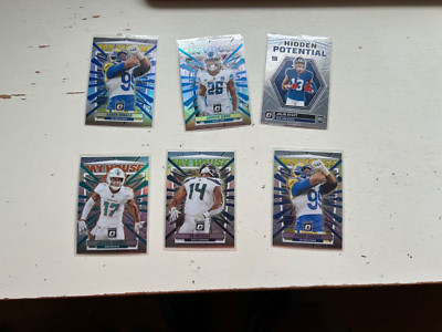 Panini Prizm/Optic Football (23) Card Rookie Insert RC Lot Prizm SP Gibbs