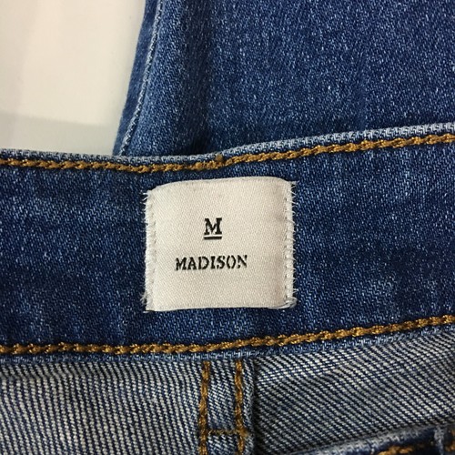 Madison Monroe Women Size 14/32 Slim Straight Hi Rise Slim Straight Jean Blue - Picture 3 of 11