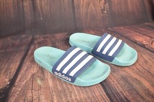 adidas Adilette Shower Slide Sandal Big Kid's Size 5 Blue