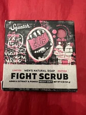 Dr Squatch Soap Fight Club Scrub Men’s Soap  Limited Edition Heavy Grit