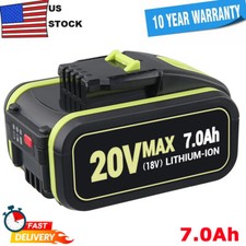 20V Li-ion Battery For Worx 7.0AH WA3551 WA3553 WA3551.1 WX386 WX176 WA3553.2 US