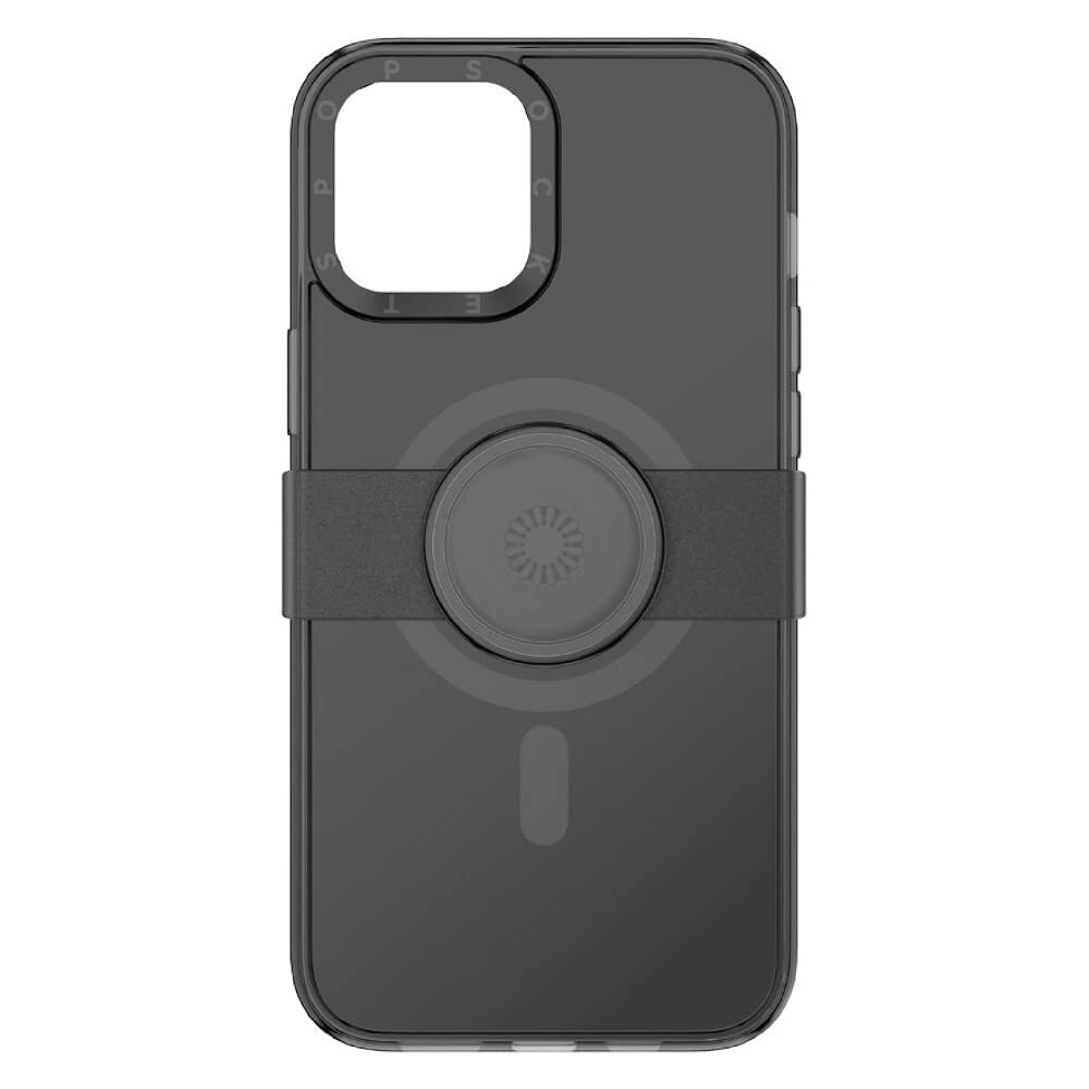 PopSockets Black iPhone 12 Pro Max Case for MagSafe with