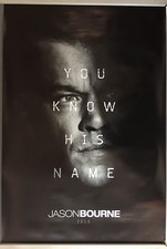 Cinema Poster: JASON BOURNE 2016 (Close Up One Sheet) Matt Damon Tommy Lee Jones
