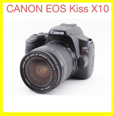 Canon Kiss X10 DSLR Camera + Canon EF 28-80mm Lens - In good Canon Kiss X10 DSLR Camera + Canon EF 28-80mm Lens - In good