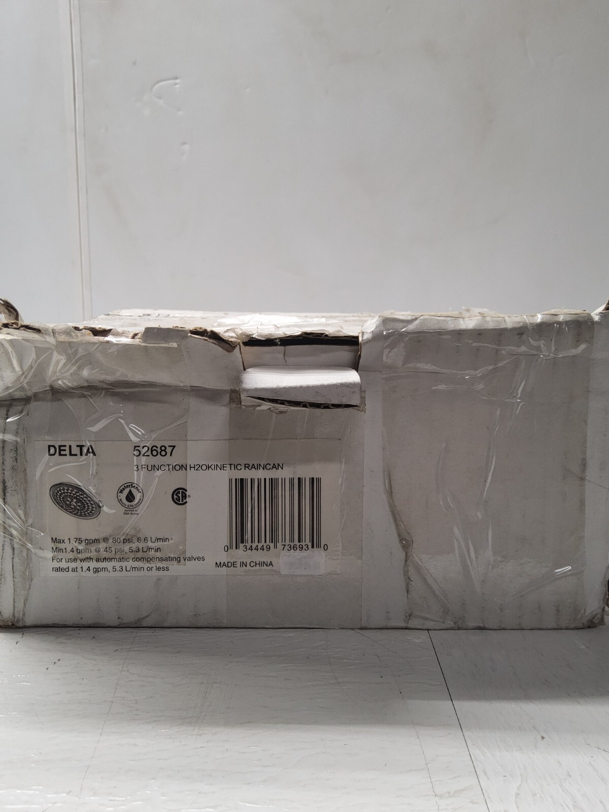 delta 52687 3 function h20kinetic raincan