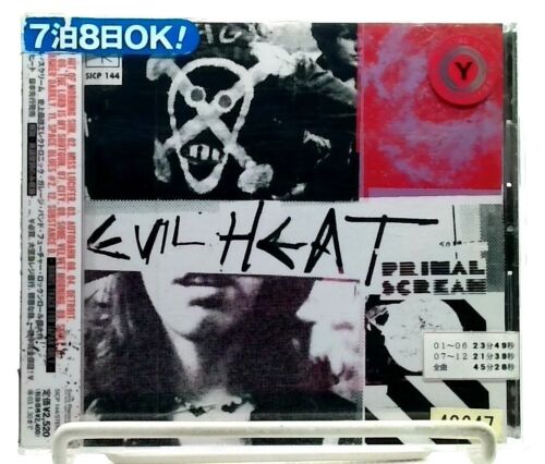 Evil Heat / Primal Scream [CD][OBI] Alternative Rock, Leftfield, Electro/ JAPAN - Picture 1 of 2