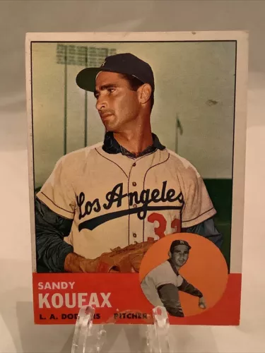 1963 Topps #210 Sandy Koufax (mid-grade)