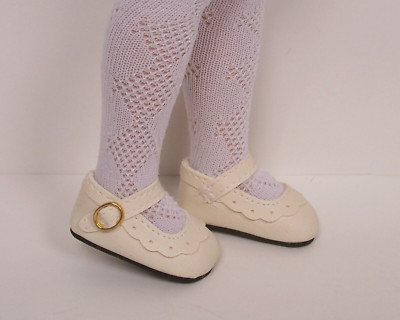 Cream Classic Doll Shoes For 14'' Robert Tonner Betsy McCall (Debs)