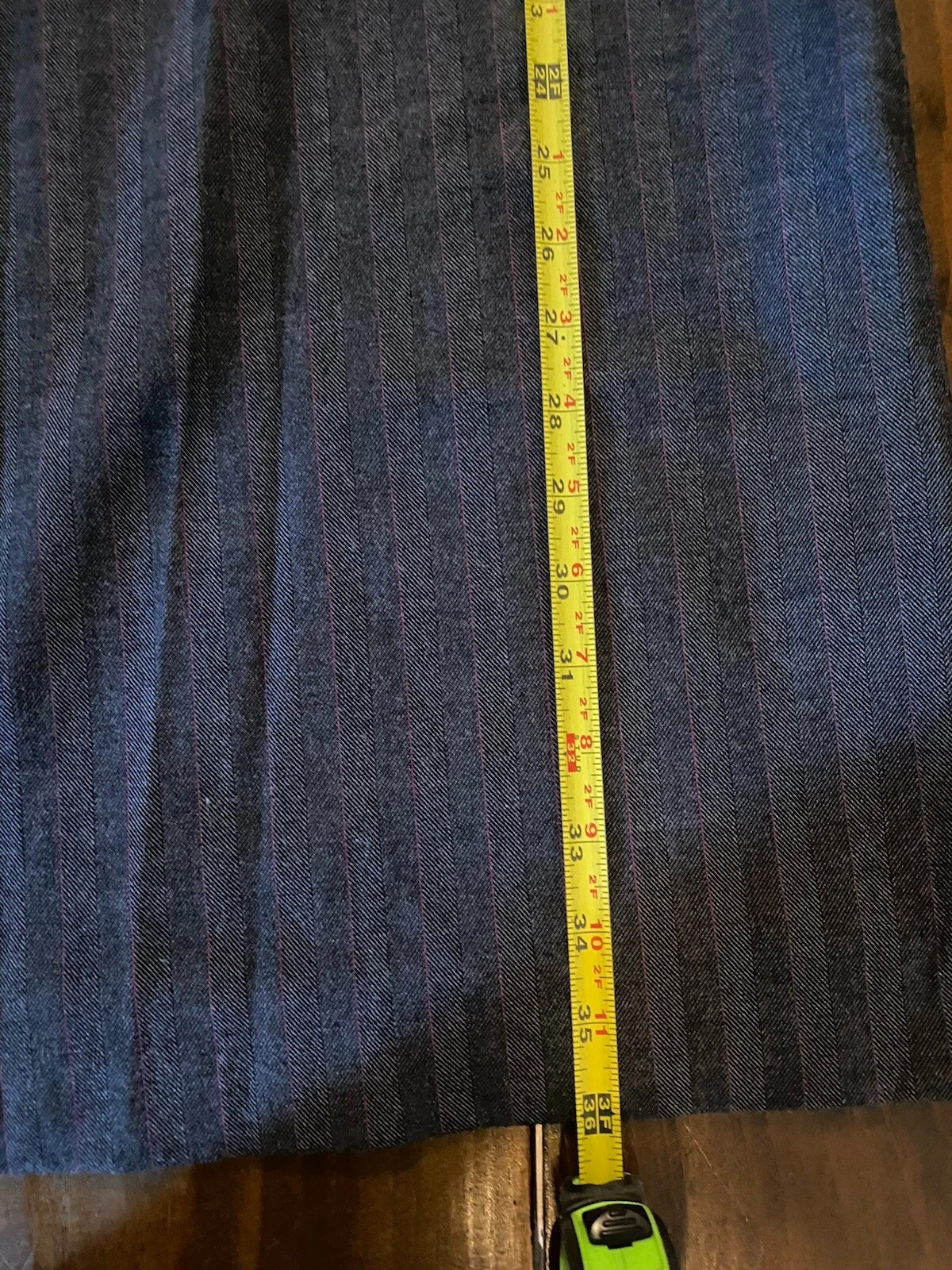 VETEMENTS Apostrophe Essentials abito tubino donna taglia 4 grigio rosa righe foderato tasche