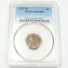 1927 D PCGS MS64 BN | Lincoln Wheat Penny Cent - 1c US Coin #43751A