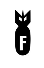 F Bomb Vinyl Decal Sticker -Multiple Colors  Sizes- FREE SHIPPING