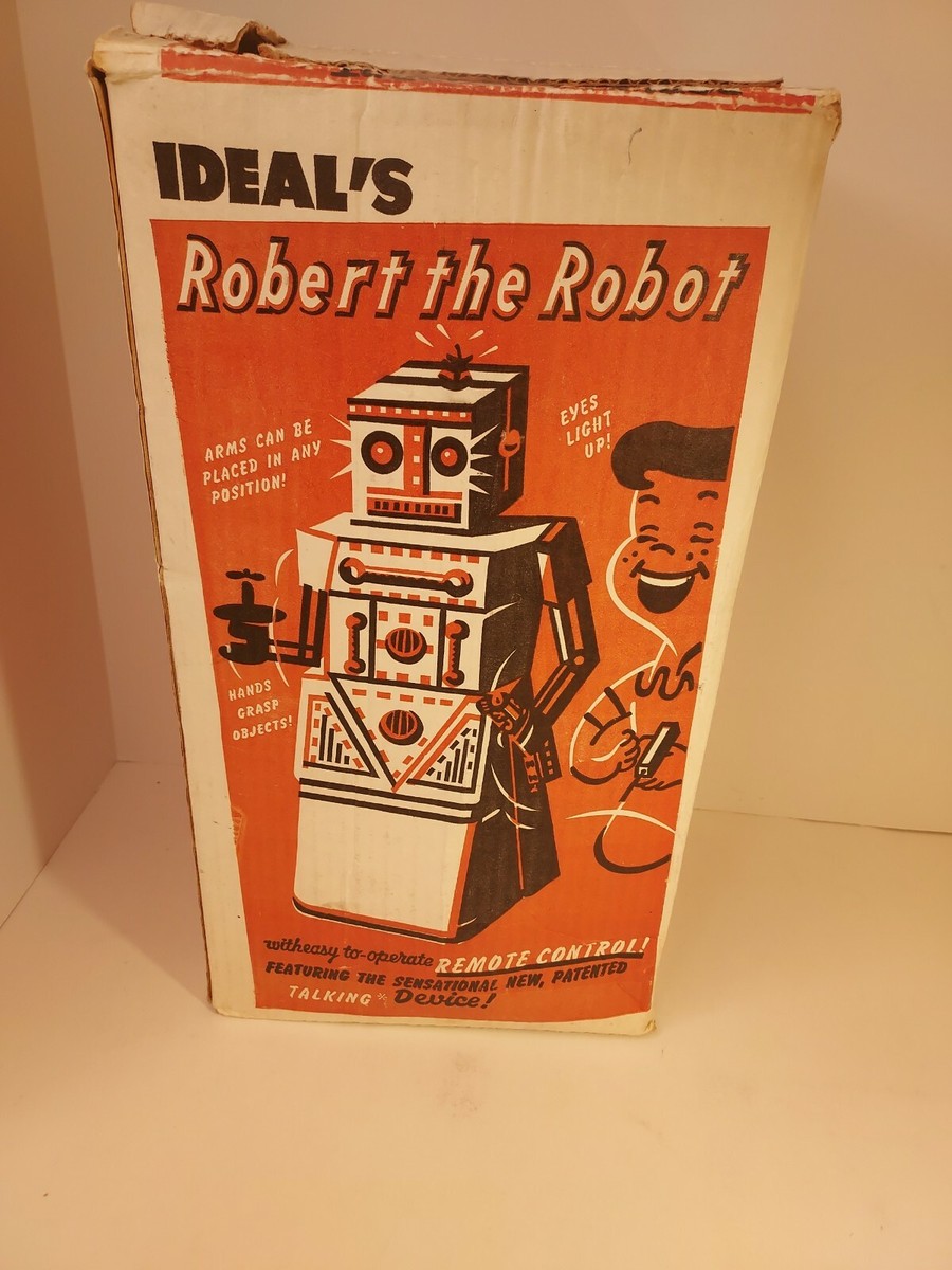 1950s IDEALS ROBERT THE ROBOT NO. 4049 WITH ORIGINAL BOX 1950s IDEALS ROBERT THE ROBOT NO. 4049 WITH ORIGINAL BOX