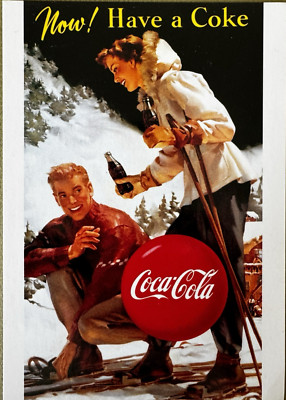 Coca Cola, Have A Coke Now Werbung Vintage Farb Postkarte