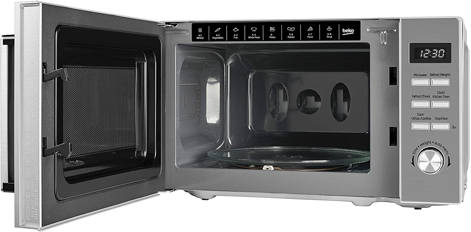 Grey Digital Microwave Beko 4 Slice Toaster Kettle Breville Bread Bin