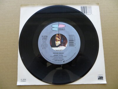PALM LPレコード Robert Plant – Heaven Knows - 1988 Es Paranza Records 7
