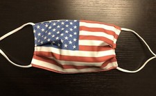2 Pack USA American Flag Face Mask Adjustable America BUY ONE GET ONE FREE