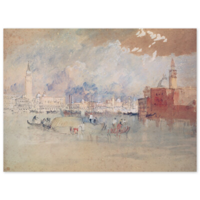 Joseph Mallord William Turner, Venedig von der Lagune aus gesehen, Poster