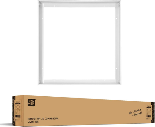 2X2 Surface Mount Frame for LED Flat Panel Light - White Aluminum Surface Mounti - Picture 12 of 12
